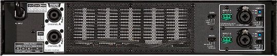 Inter-M V2-2000 Leistungsverstärker PA-Verstärker 2 Kanäle 500W/4Ω in Schwarz Farbe