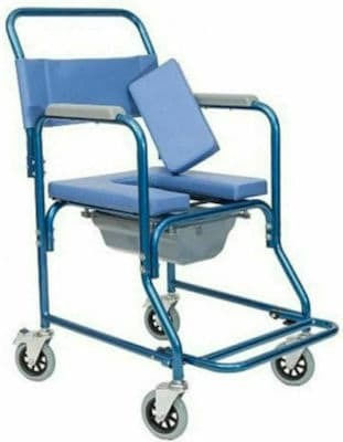 Mobiak Gemini Αναπηρικό Αμαξίδιο Μπάνιου 45cm 0804932 Μπλε