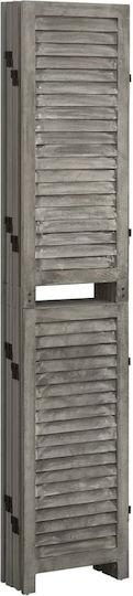 vidaXL Dekorativer Raumteiler Hölzernes mit 6 Paneelen 214x166cm