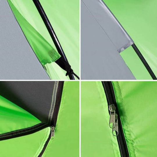 Nils Highland Winter Camping Tent Green with Double Cloth for 6 People 570x210x200cm