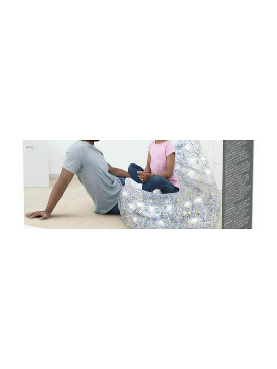 Πουφ Αχλάδι Αδιάβροχο Πολύχρωμο 72x72x64cm