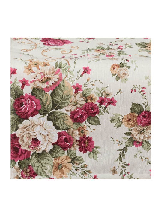 Eliza Cotton & Polyester Tablecloth Runner Multicolour 44x140cm