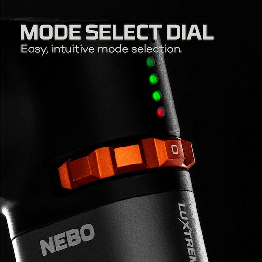 Nebo Επαναφορτιζόμενος Φακός LED IP67 με Μέγιστη Φωτεινότητα 500lm