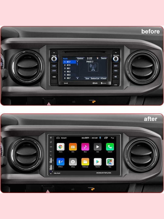 Car-Audiosystem 2DIN (Bluetooth/USB) mit Touchscreen 7"