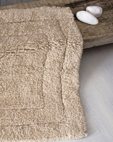 Rythmos Badematte Baumwolle Rechteckig Senna 120-106-1802 02 Beige 60x90cm