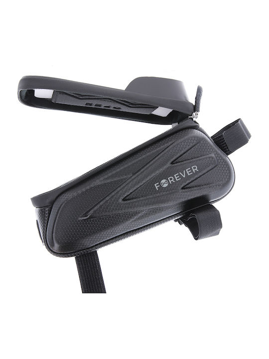 Forever Waterproof Bike Frame Shell Τσαντάκι Σκελετού Ποδηλάτου Μαύρο BIKE00038