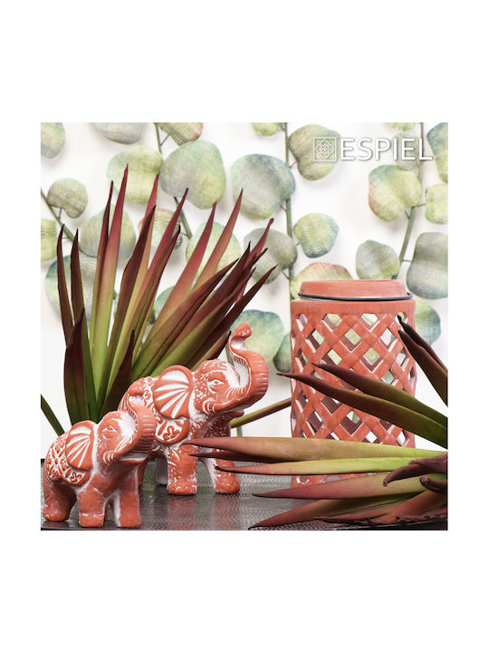 Espiel Φαναράκι Κεραμικό Επιτραπέζιο Teracotta 12.5x12.5x20.5εκ. Espiel Φαναράκι Κεραμικό Επιτραπέζιο Teracotta 12.5x12.5x20.5εκ.