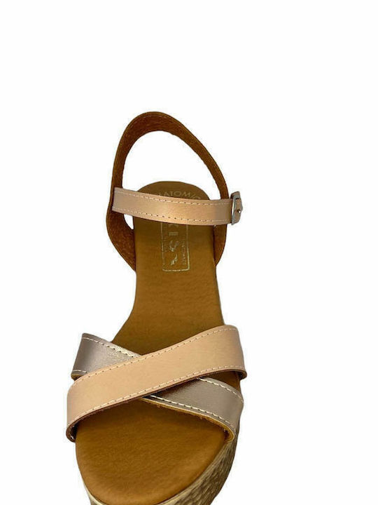 Women's Platform - Sandal Elshoes in copper color