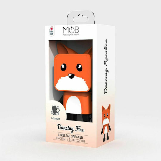 Mob Dancing Animals Fox Bluetooth Speaker 3W with Battery Life up to 4 hours Multicolour