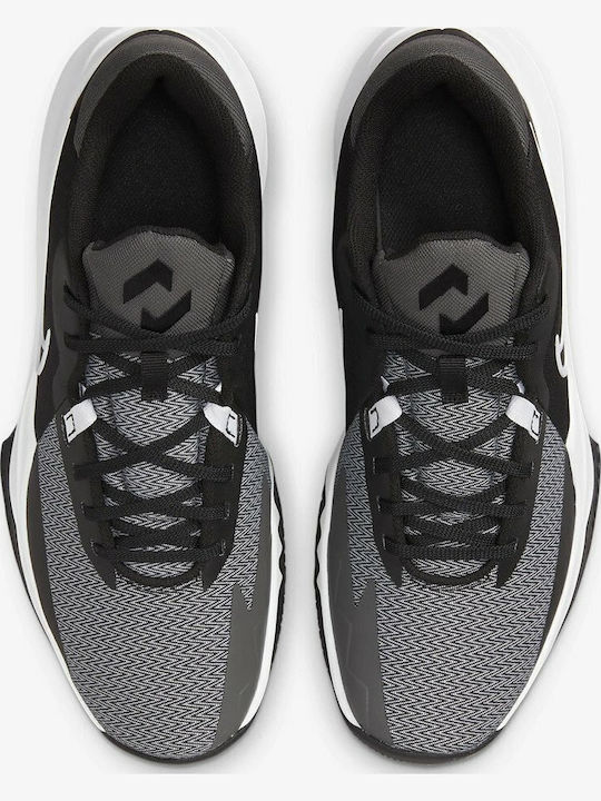 Precision 4 Low Basketball Shoes Black / White / Iron Grey