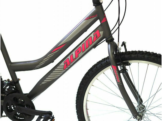 Alpina Alpha 26" 2022 Gri Mountain Bike cu 21 Viteze