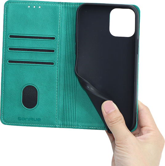 Sonique Vintage Wallet Δερματίνης Βεραμάν (Redmi Note 8T)