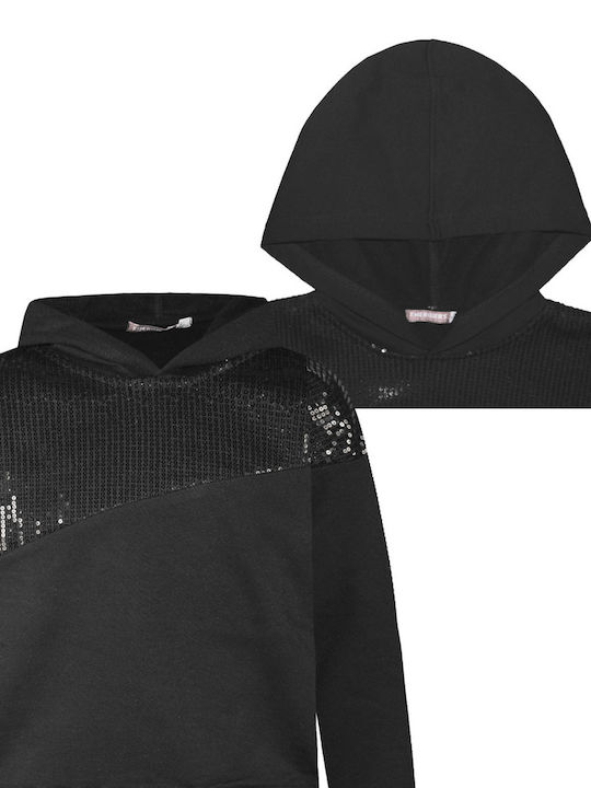 Energiers Kinder-Sweatshirt mit Kapuze Schwarz Energiers Kinder-Sweatshirt mit Kapuze Schwarz
