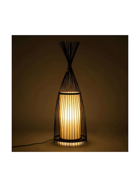 GloboStar Azores Vintage Floor Lamp H90xW30cm. with Socket for Bulb E27 Brown