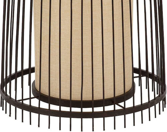 GloboStar Azores Vintage Lampa de podea Î150xL40cm. cu Soclu pentru Bec E27 Maro