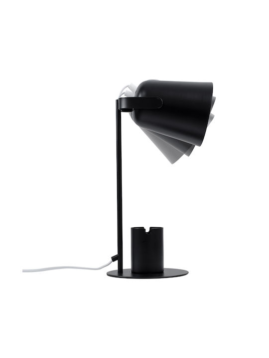 GloboStar Pencase Office Lamp with Flexible Arm for Socket E27 in Black Color