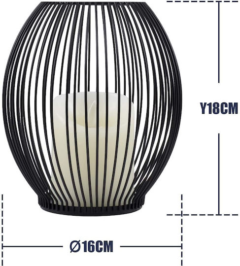 GloboStar Cadle Decorative Lamp Wax Polish White