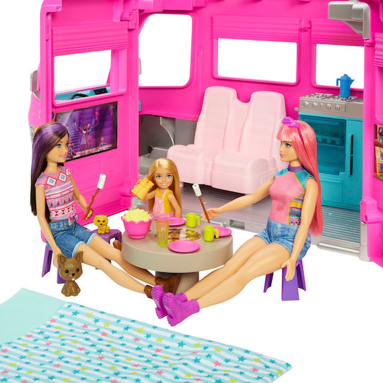 Barbie Dream Camper Όχημα για Κούκλες για 3+ Ετών