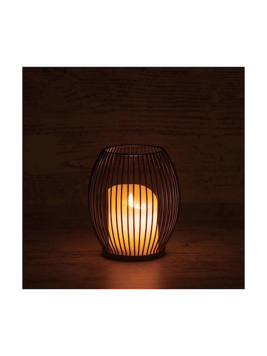 GloboStar Candle Dekorative Lampe Wachs-Politur Weiß