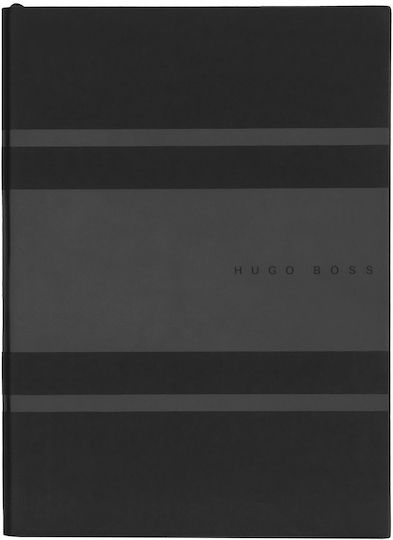 Boss Essential Gear Matrix Σημειωματάριο A5 80 Φύλλων Ριγέ Μαύρο