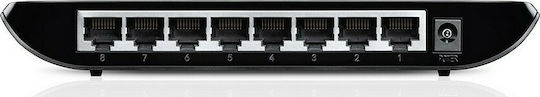 TP-LINK TL-SG1008D Unmanaged L2 Switch with 8 Gigabit (1Gbps) Ethernet Ports