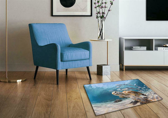 Dimcol Non-Slip Bath Mat Sea Turtle 261 33463065005 Colorful 60x100cm