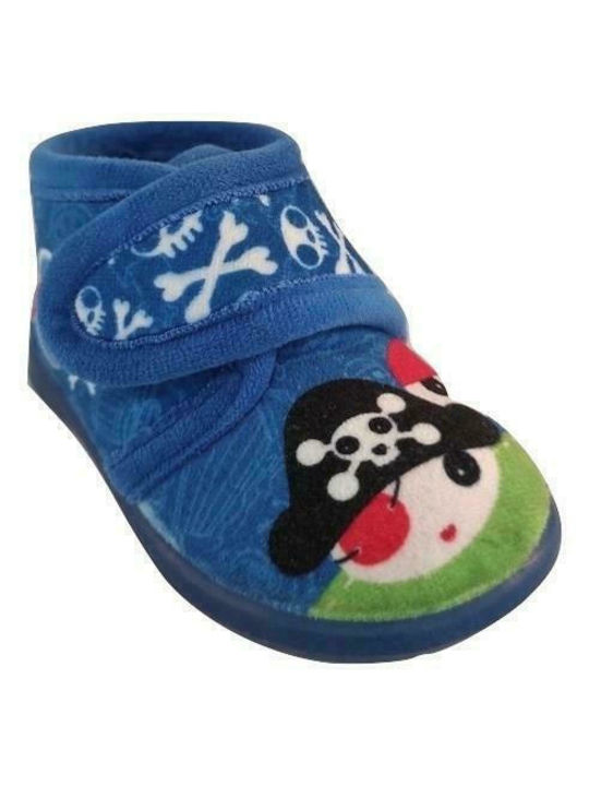 Adam's Shoes Anatomic Kids Slipper Ankle Boot Blue -38