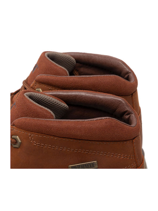 Elude Leder Braun Herrenstiefel Wasserdicht