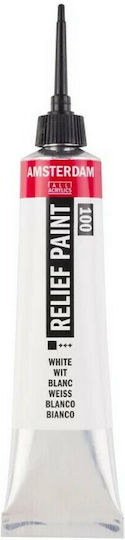 Royal Talens Ams Deco Relief Special Craft Paint Weiß Gliederung for Glass 20ml