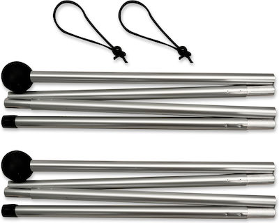 Outwell Upright Pole Set Ορθοστάτες για Σκηνή Camping 200εκ.