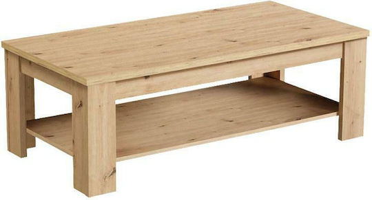 Rectangular Central Coffee Table Oscar Wooden Ks Artisan Oak M120xW60xH41.5cm