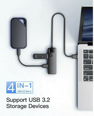 Inateck USB 3.2 4 Port Hub with USB-A Connection