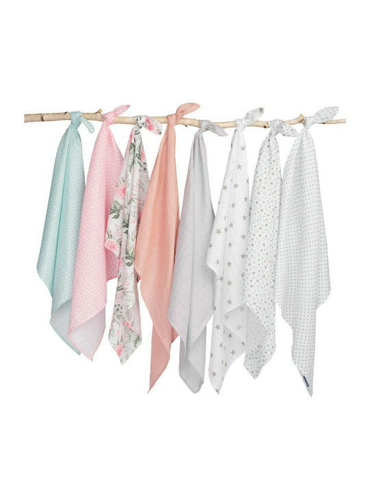 Sensillo Muslin Swaddle Blanket White 70x80cm