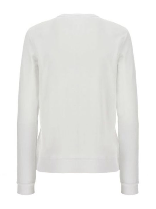 Damen Sport Bluse Langärmelig Weiß