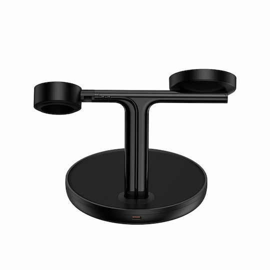 Baseus Wireless Charger (Qi Pad) 20W Blacks (Swan)