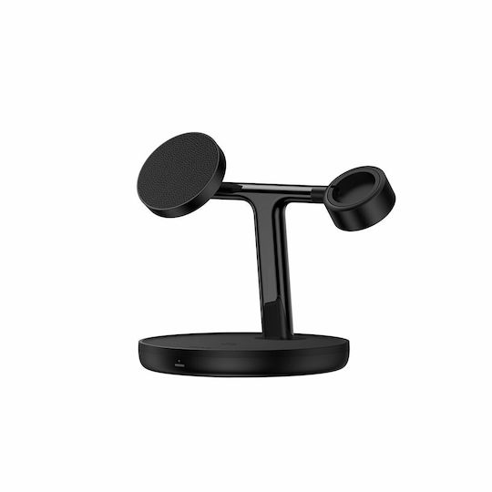 Baseus Wireless Charger (Qi Pad) 20W Blacks (Swan)