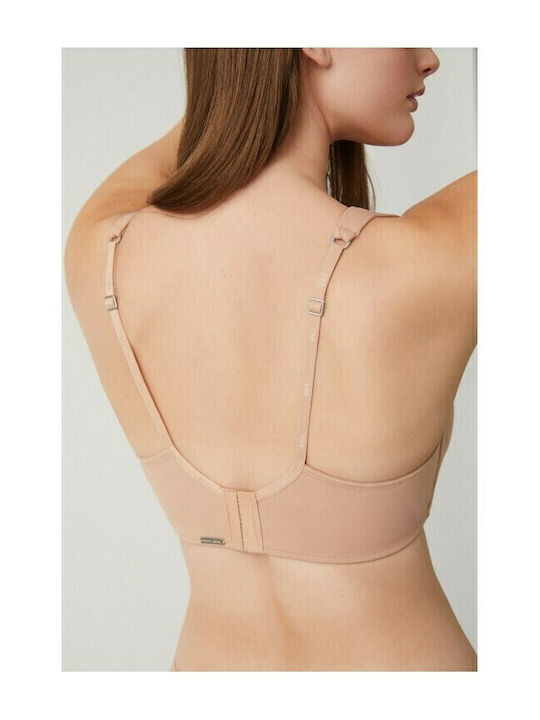 Bej Sutien Push Up cu Baloane