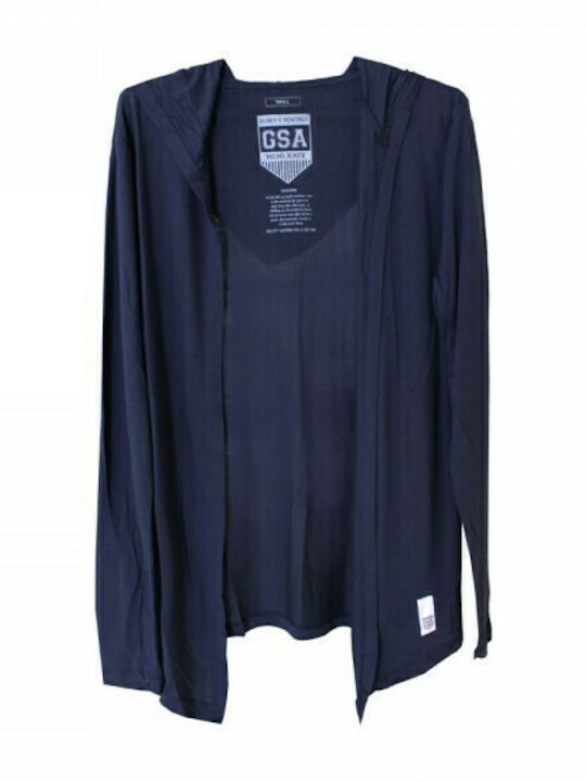 Damen Sweatshirt mit Kapuze Blau