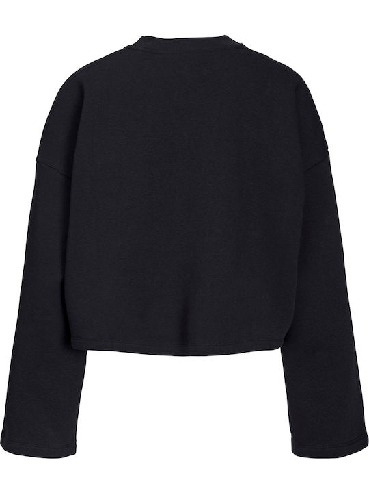 Cropped Women's Sweatshirt Black