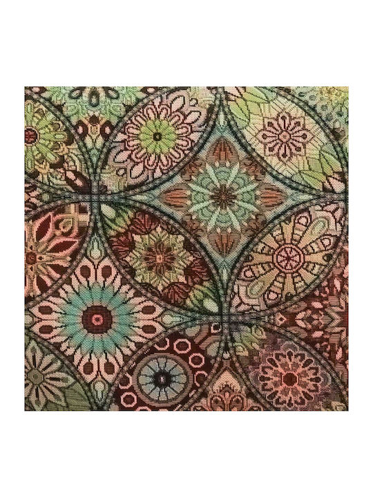 Cotone Vitral Ριχτάρι Πολυθρόνας Στόφα 185x185εκ. Πολύχρωμο 19185