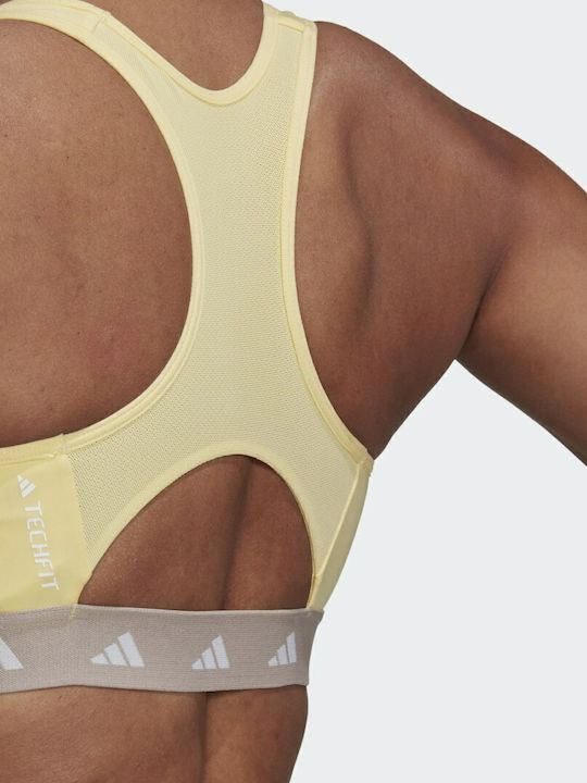 Women's Sports Bra without Padding Almost Yellow / Grey