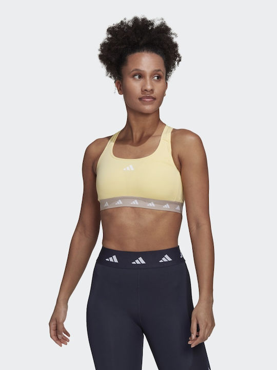 Women's Sports Bra without Padding Almost Yellow / Grey