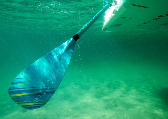 Aztron Cruising / Fiberglass Mach 3-Sections Paddle for Sup 180-220cm Blue
