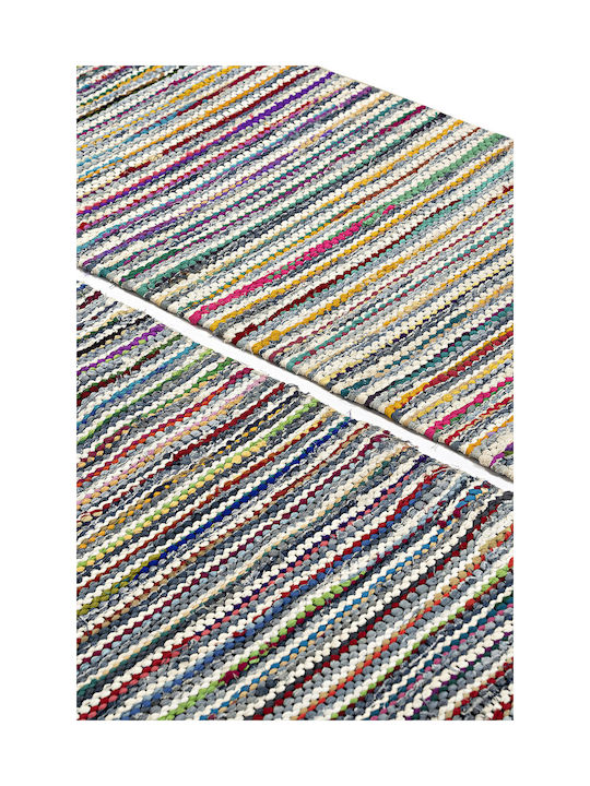 Sheva Runner Multicolours 70x240 100% Cotton Living Room Rug