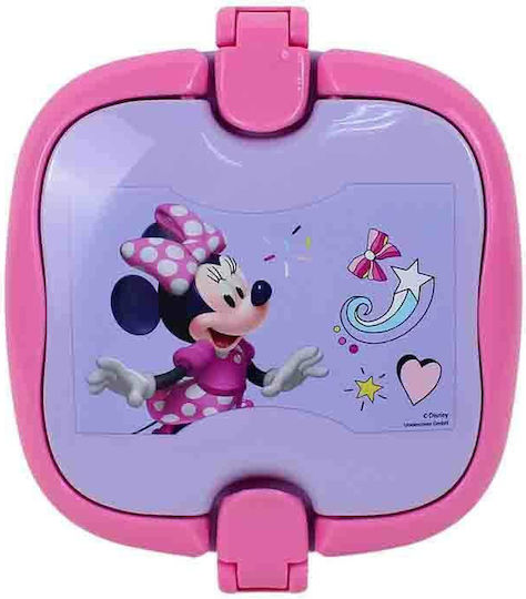 Gim Minnie Mouse Пластмасово детско контейнерче за храна Minnie Лилав