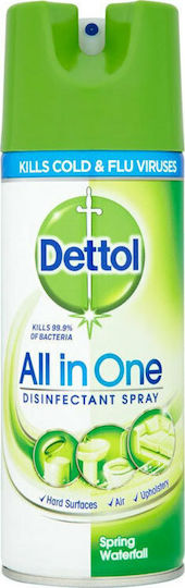 Dettol All In One Καθαριστικό Spray Γενικής Χρήσης με Απολυμαντική Δράση Spring Waterfall 400ml