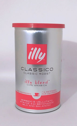 Illy Καφές Espresso Arabica Classico Medium Roast Αλεσμένος σε Κουτί 200gr