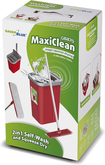 Green Blue Drehbare Parkettmop GB870S