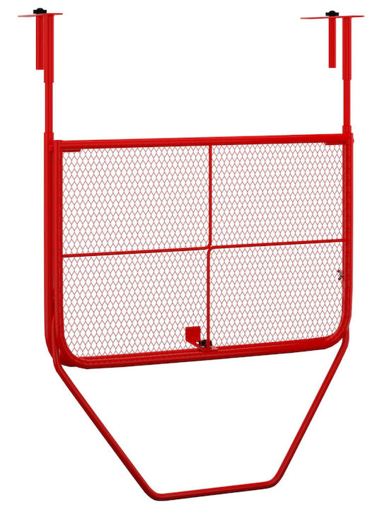 Metallischer Garten- und Terrassentisch Zusammenklappbar Rotes 60x40x65cm