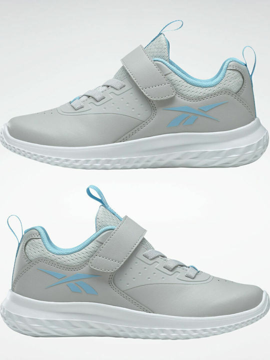Rush Runner Rush Runner 4.0 Waterproof Kids Sports Shoes Running with Hoop & Loop Closure Pure Grey 2 / Digital Blue / Cloud White